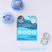 Pool Service und Reparatur Flyer (Einzeln)