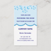 Pool-Service Visitenkarte (Vorderseite)