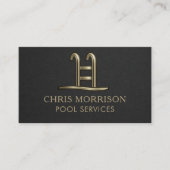 Pool Services Business Card Visitenkarte (Vorderseite)