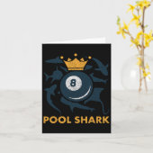 Pool Shark Billiards Pool Billiards Hall Player Ba Karte (Gelbe Blume)