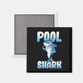 Pool Shark Funny Pool Billard Player Magnet (Vorderseite/Rückseite)