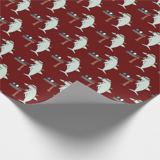 Pool Shark Geschenkpapier (Ecke)