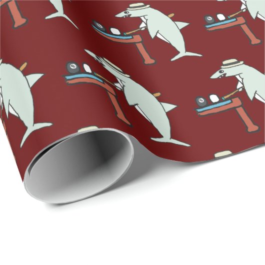 Pool Shark Geschenkpapier (Rolleneckpunkt)
