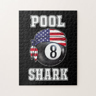 Pool Shark Jersey Cooles Geschenk Top Bar Billiard Puzzle