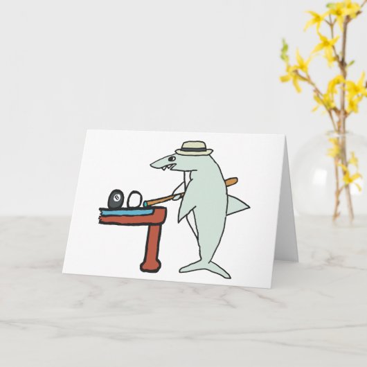 Pool Shark Karte (Gelbe Blume)