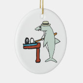 Pool Shark Keramik Ornament (Rechts)