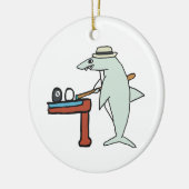 Pool Shark Keramik Ornament (Links)