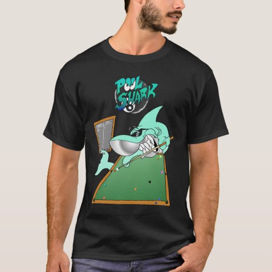 Pool Shark Shirt (DARK) (Vorderseite)