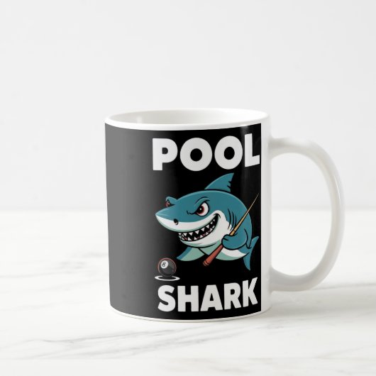 Pool Shark Snooker Player Funny Billiard Kaffeetasse (Rechts)