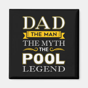 Pool Shark Vater Geschenke für Billard Väter Magnet