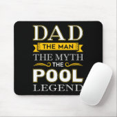 Pool Shark Vater Geschenke für Billard Väter Mousepad (Mit Mouse)