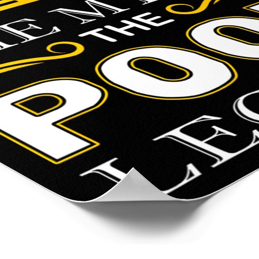 Pool Shark Vater Geschenke für Billard Väter Poster (Ecke)