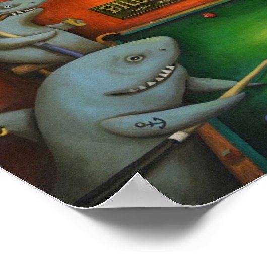 Pool Sharks Poster (Ecke)