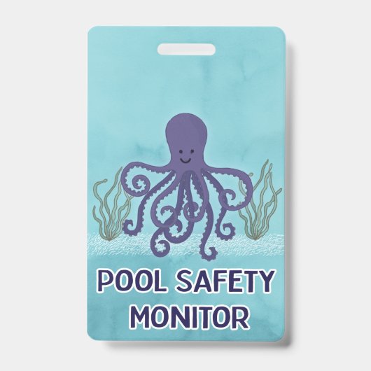 Pool-Sicherheitsüberwacher Ausweis (Vorderseite)