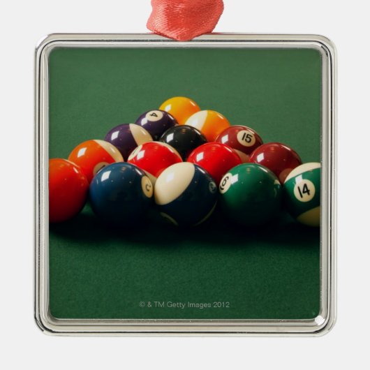 Pool Silbernes Ornament (Vorne)