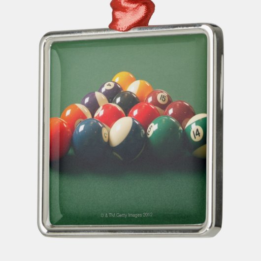 Pool Silbernes Ornament (Links)