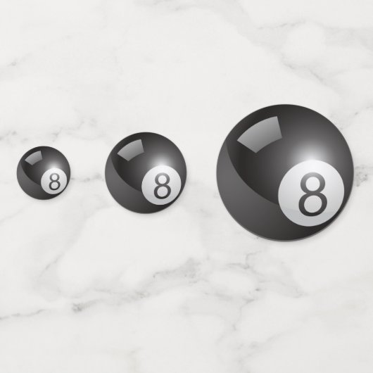 Pool-Spiel | Bester Spieler Konfetti (Vorderseiten)