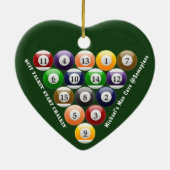 Pool-Spiel der Keramikornament (Hinten)