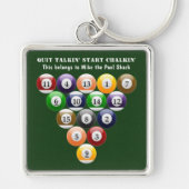 Pool-Spiel der Schlüsselanhänger (Vorne)