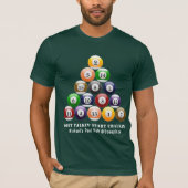 Pool-Spiel der T-Shirt (Vorderseite)