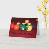 Pool-Spiel Karte (Gelbe Blume)