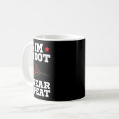 Pool-Spiel Ziel Shoot Swear Repeat Pool spielen B Kaffeetasse (Vorderseite Links)