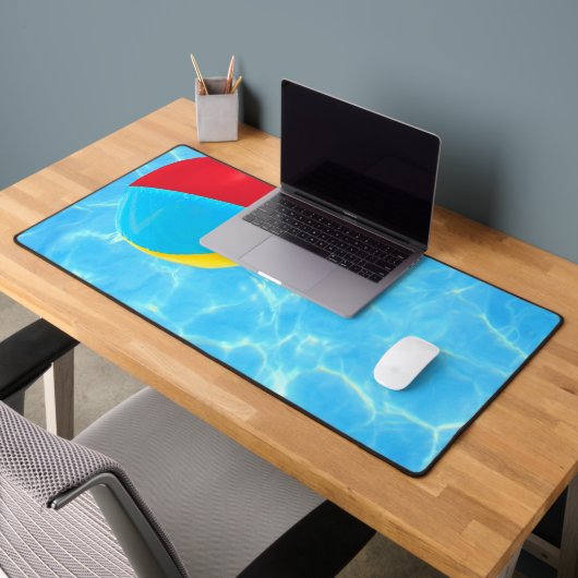 Pool-Strandball Schreibtischunterlage (Büro 2)