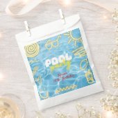 Pool summer neon vibes birthday party geschenktütchen (Ausgeschnitten)