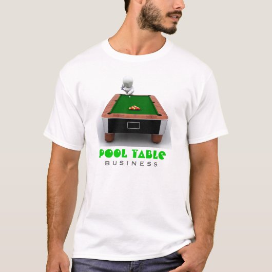 Pool-Tabellen-FirmenT - Shirt (Vorderseite)