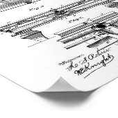 Pool Table 1889 Whitepaper zum Thema Patentschutz Poster (Ecke)