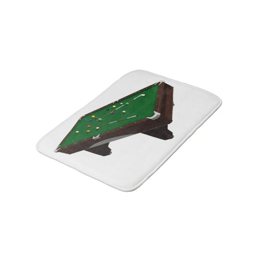 Pool Table Badematte (Schrägansicht)