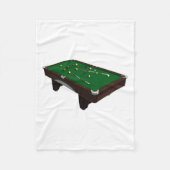 Pool Table Fleecedecke (Vorderseite)