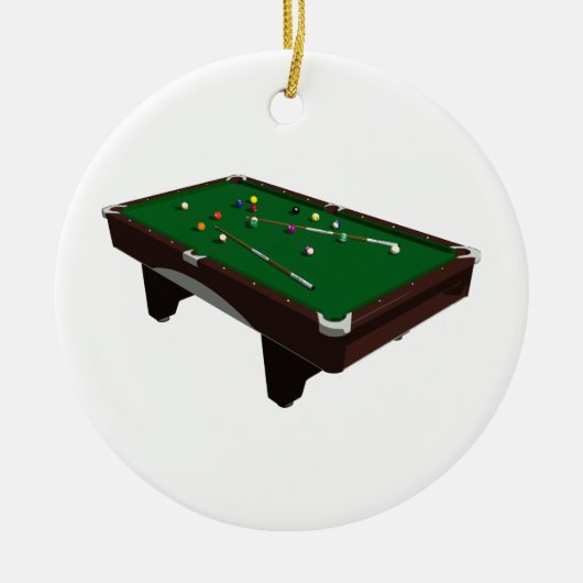 Pool Table Keramikornament (Vorne)