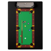 Pool Table Klemmbrett (Vorderseite)