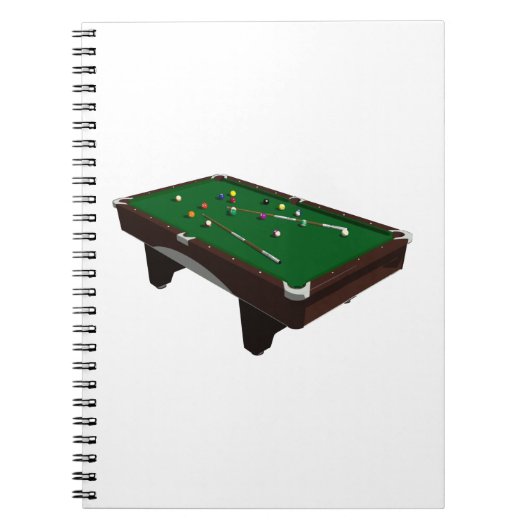 Pool Table Notizblock (Vorderseite)