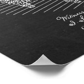 Pool Table Patent Art #5 Billiard Room Wall Poster (Ecke)