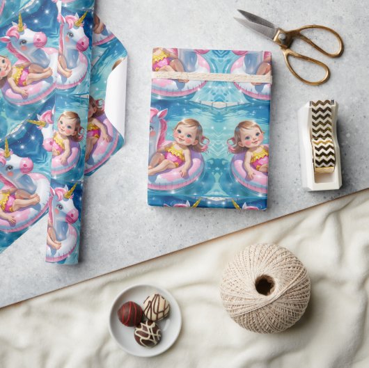 Pool-Tage Geschenkpapier (Kunsthandwerk)