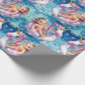 Pool-Tage Geschenkpapier (Ecke)