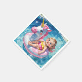 Pool-Tage Serviette (Ecke)