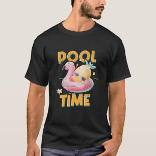 Pool Time Ocean Schwimmer Funny Swimming Pool T-Shirt