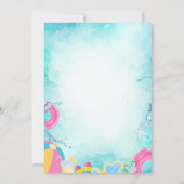 Pool Toys Sommer Geburtstagsparty Einladung (Rückseite)