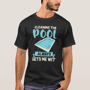 Pool Typ Schwimmen lässt Wasser warten T-Shirt