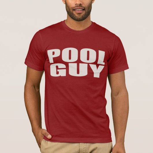 Pool-Typ T-Shirt (Vorderseite)