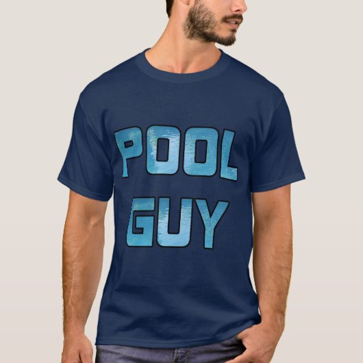 Pool-Typ T-Shirt (Vorderseite)