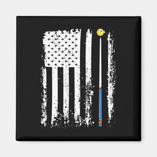 Pool und Snooker Player13 Magnet (Vorne)