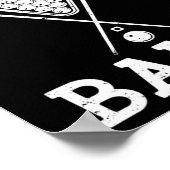 Pool und Snooker Player2 Poster (Ecke)