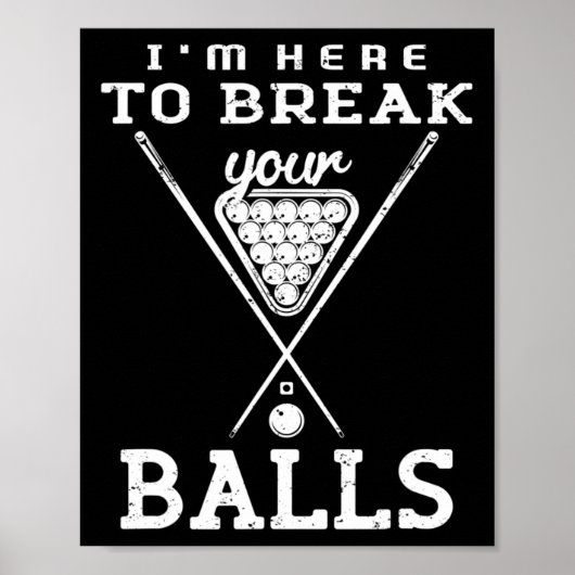 Pool und Snooker Player2 Poster (Vorne)