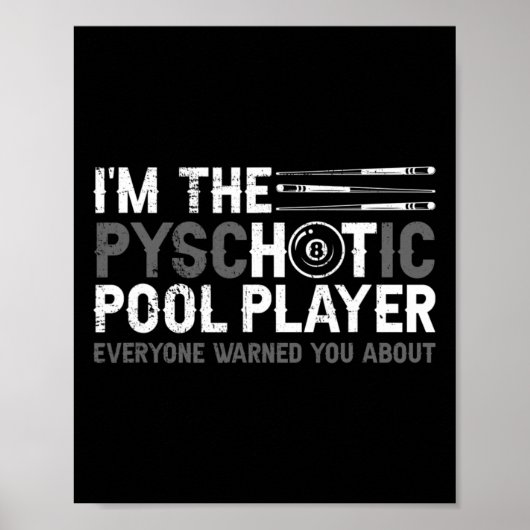 Pool und Snooker-Player7 Poster (Vorne)