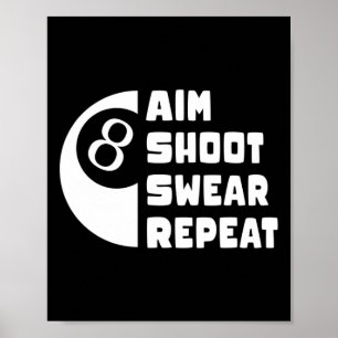 Pool und Snooker Player9 Poster