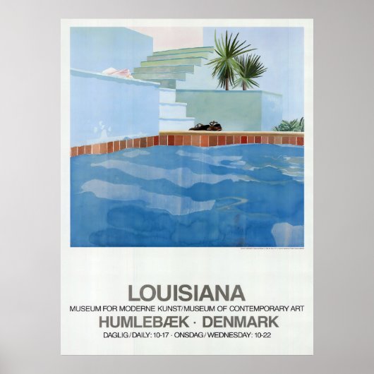 Pool und Stufen Poster (Vorne)